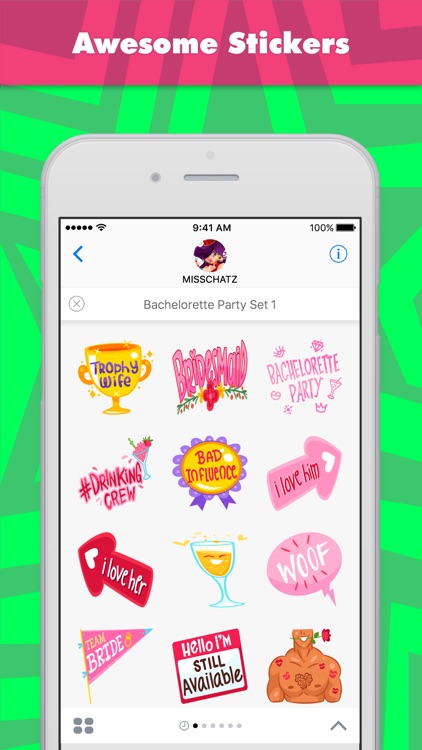 Bachelorette Party Set 1 stickers by MissChatZ