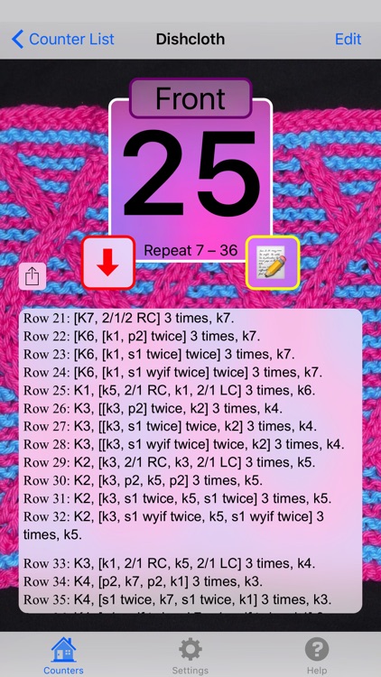 Knit and Crochet Counter
