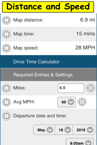 Drive Time Calculator screenshot 3