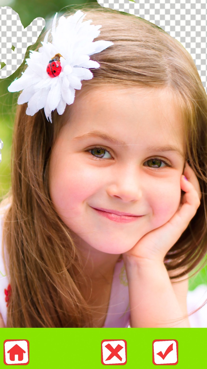 照片背景橡皮擦 - 切片贴