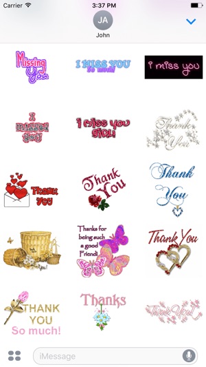 Animated Sorry & Thank You & Miss You GIF Stickers(圖4)-速報App