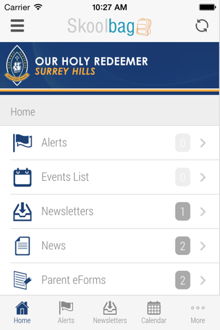Our Holy Redeemer - Skoolbag screenshot 2
