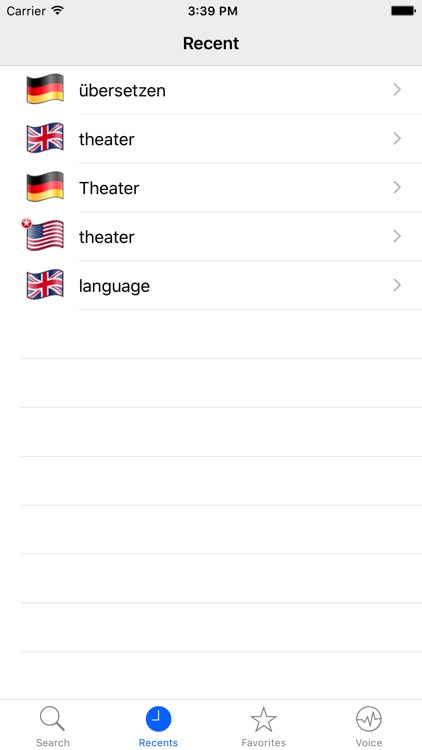English-German dictionary, Nifty Words