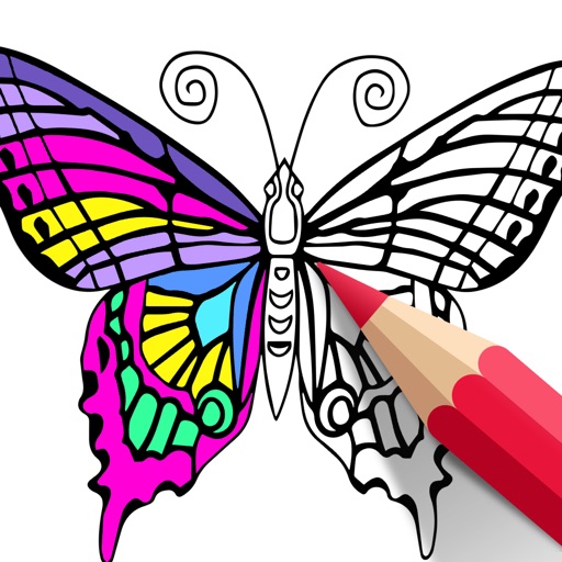 Animal Coloring Book for Adults - Color Therapy iOS App