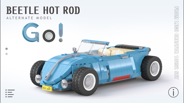 VW Beetle Hot Rod for LEGO 10252 Set