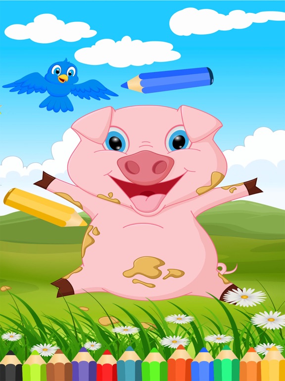 Pаскраска для меня : игры для детей 3 лет для iPad