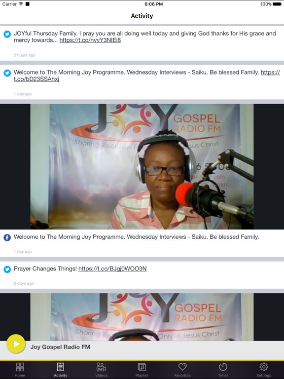 Joy Gospel Radio FM screenshot 2