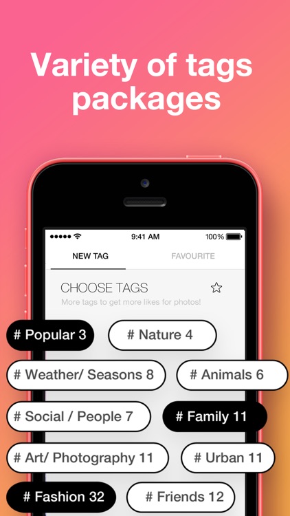 Hashtag - 1000+ tags to be popular for Instagram screenshot-3