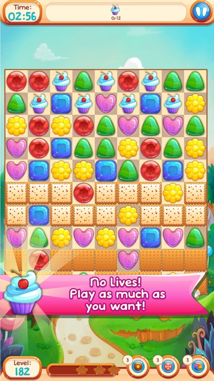 Sweet Candies 2 - Cookie Match 3 Puzzle Game