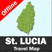 SAINT LUCIA – GPS Travel Map Offline Navigator pour PC