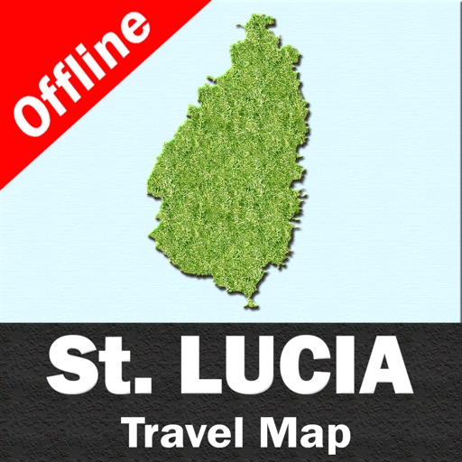 SAINT LUCIA – GPS Travel Map Offline Navigator icon