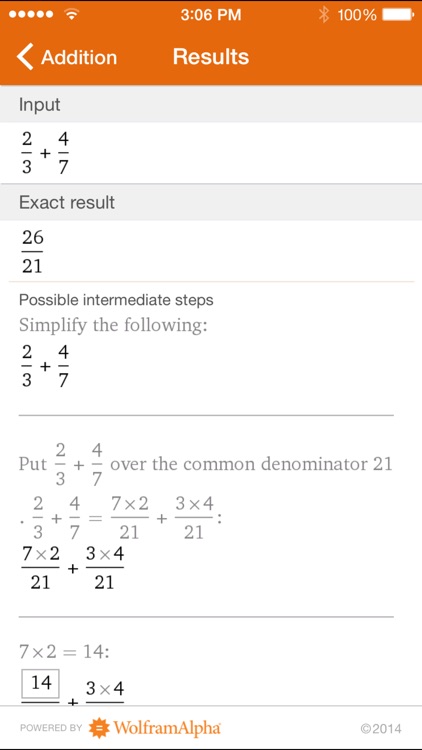 Wolfram Fractions Reference App