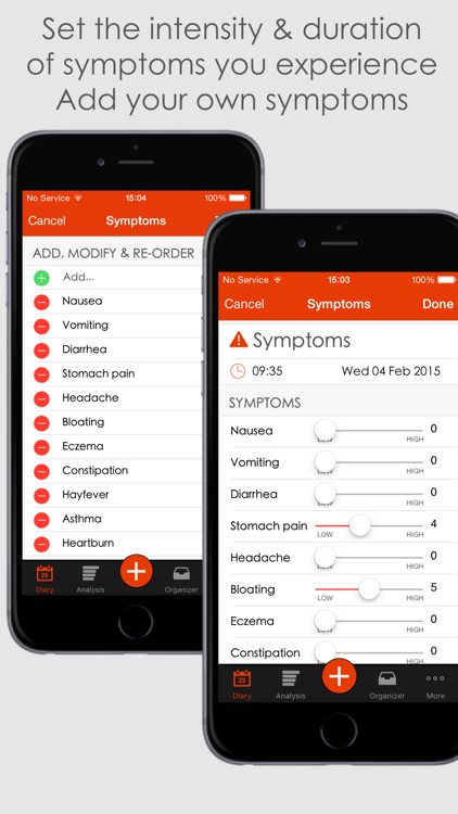 mySymptoms Food Diary & Symptom Tracker