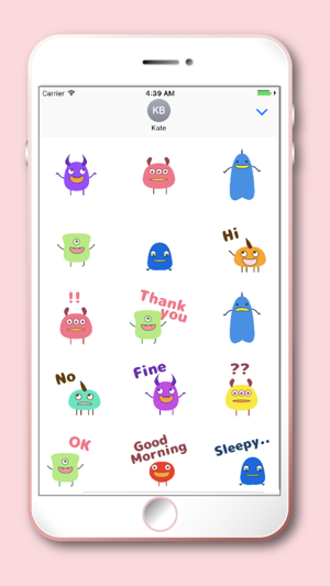 Cute monsters Kawaii emoji(圖2)-速報App