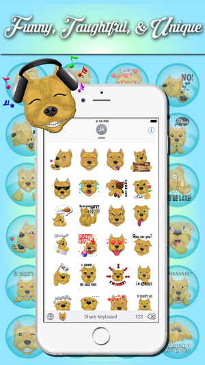 Pitbull Emojis(圖4)-速報App