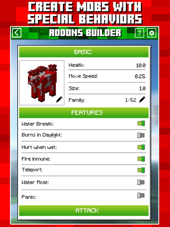 Addons Builder For Minecraft Pe By Kissapp S L Ios United States Searchman App Data Information - attack of the giant roblox noob tynker