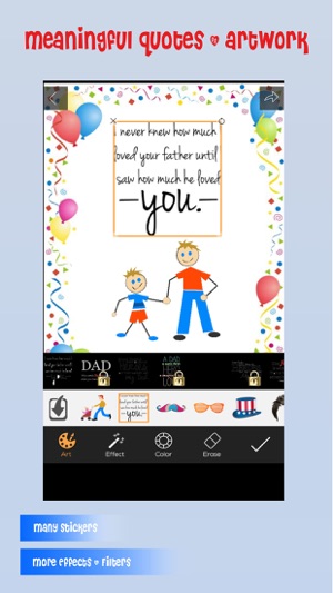 Happy Fathers Day Greeting ECard & Foto Editor Pro(圖3)-速報App