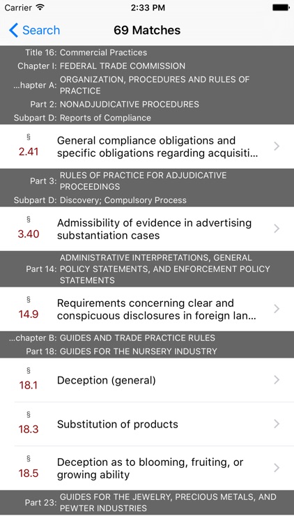 16 CFR - Commercial Practices (LawStack Series) screenshot-4