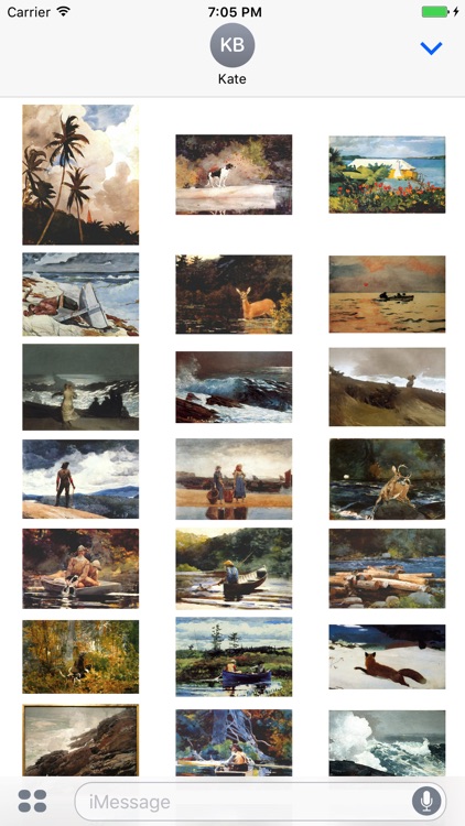 Winslow Homer Artworks Stickers screenshot-3