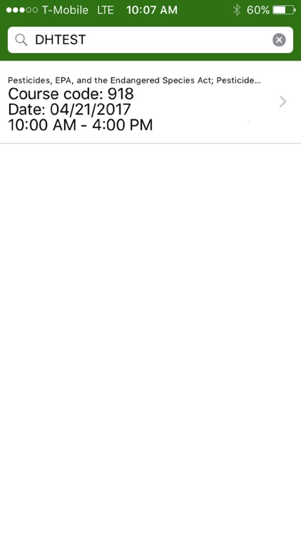 Pesticides EDU Attendance Tracker