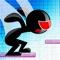 Play with a stickman to run on platforms, collects fruits and coins, fly with rocket, strike and break obstacles to move forward