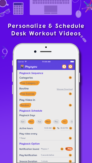 Phyzyou Easy Desk Workout Quick Exercises On The App Store