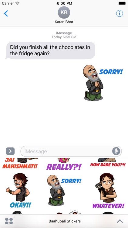 Baahubali Stickers