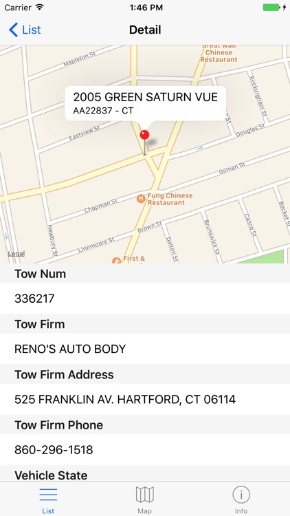Hartford Towed Vehicles - Hartford Connecticut Car screenshot-4