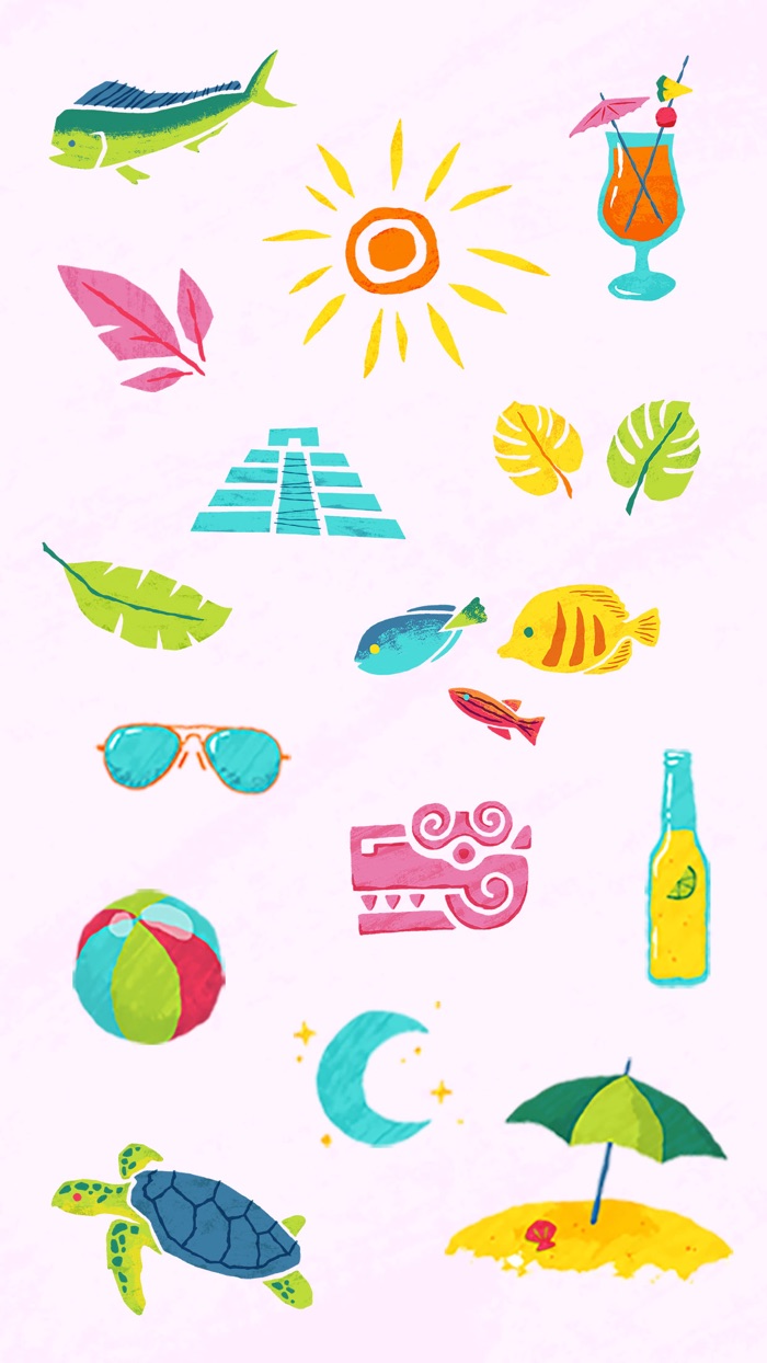 AA Cancún Sticker Pack