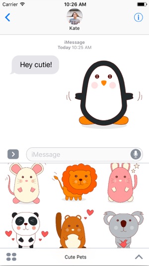 Cute Pets Sticker Pack - Say it the animal way(圖2)-速報App