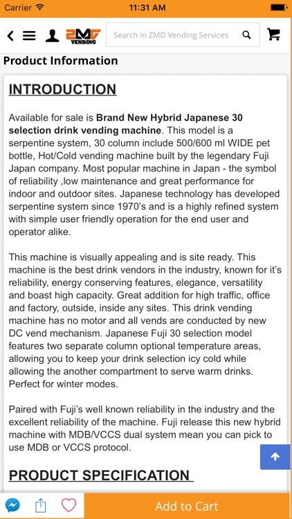 ZMD VENDING SERVICES screenshot-3