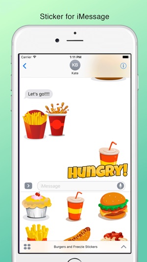 Burgers and Freezie Stickers(圖3)-速報App