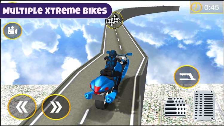 Extreme Motorbike Ride: Crazy Sky Stunts