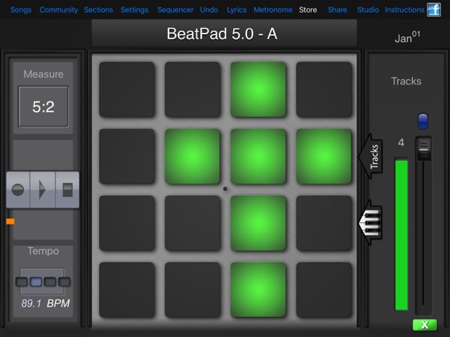 ‎BeatPad Screenshot