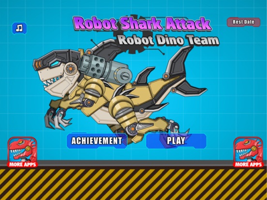 Игра Robot Shark Attack - Robot Dino Corps
