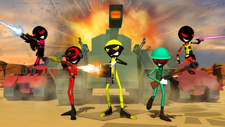 Stickman Battle Simulator 3D screenshot-3