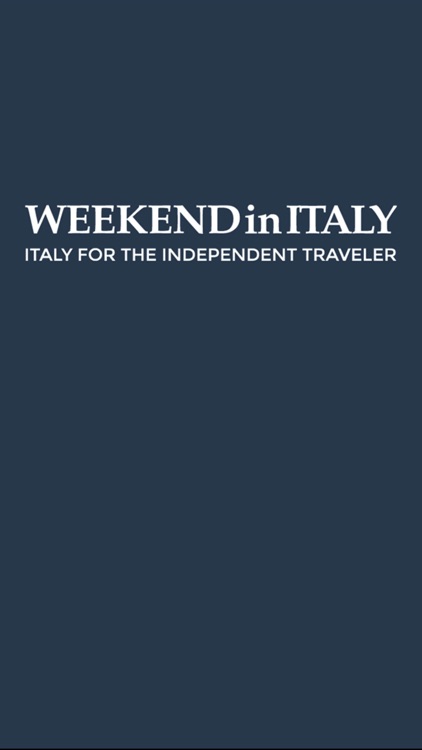 Weekend in Italy