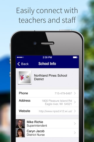Northland Pines School Dist screenshot 2