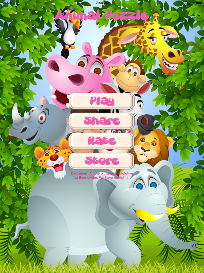 Animal Puzzle only Kids