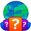 Icon Geography quiz world countries, flags and capitals