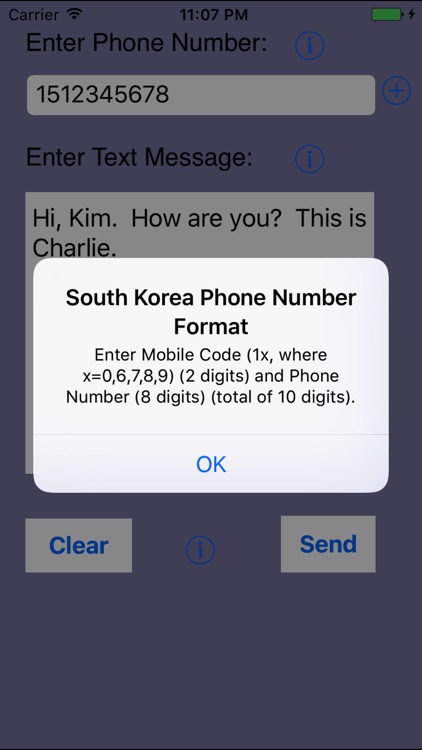 Unlimited SMS South Korea - Korean SMS App