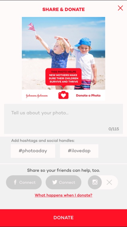 Donate a Photo - a free charity app