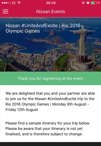 Nissan Events screenshot 2