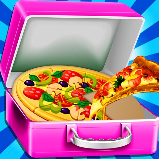 Cheese Pizza School Lunch Box