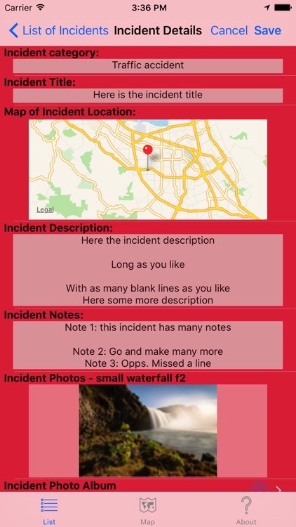 Incidents