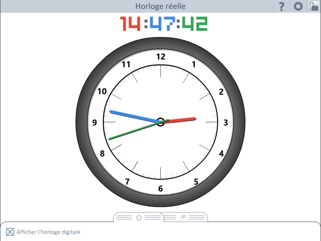 Outils pour l'école : Horloge réelle(圖2)-速報App