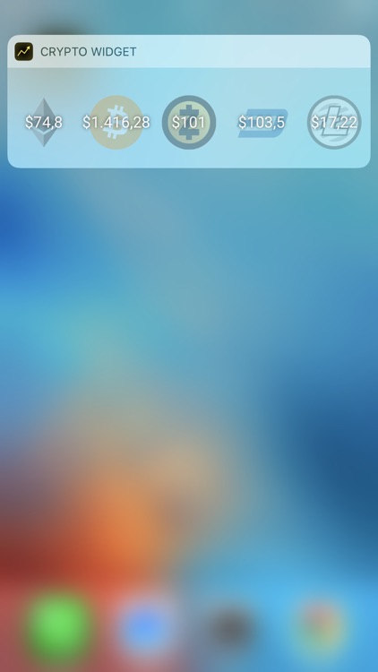 Crypto Currency Widget screenshot-4