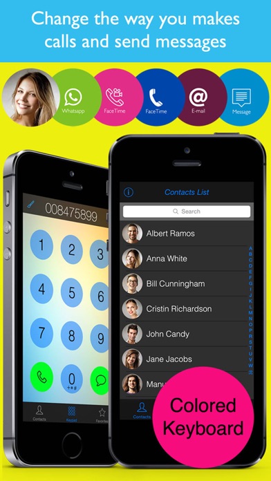 How to cancel & delete Colored Phonebook Simple from iphone & ipad 1