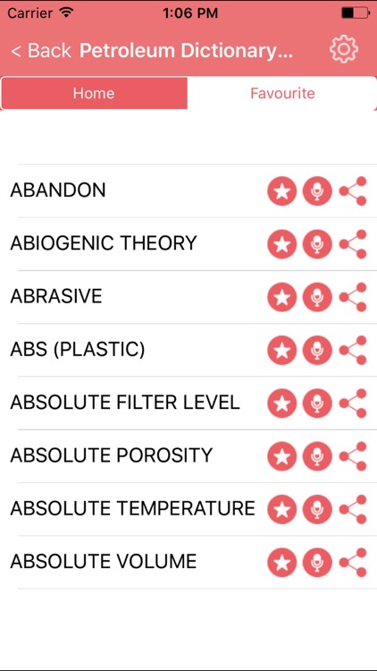 Petroleum Dictionary Terms Definitions