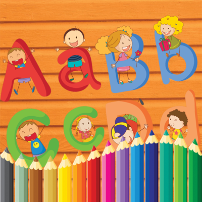 ABC Coloring Alphabet Learn Paint for Toddler Kids